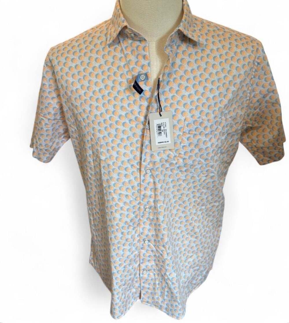 Peter Millar Crown Throwing Shade Cotton-Stretch Short Sleeve Sport Shirt